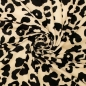 Preview: Knit pl/ea yoga sports leopard beige/schwarz